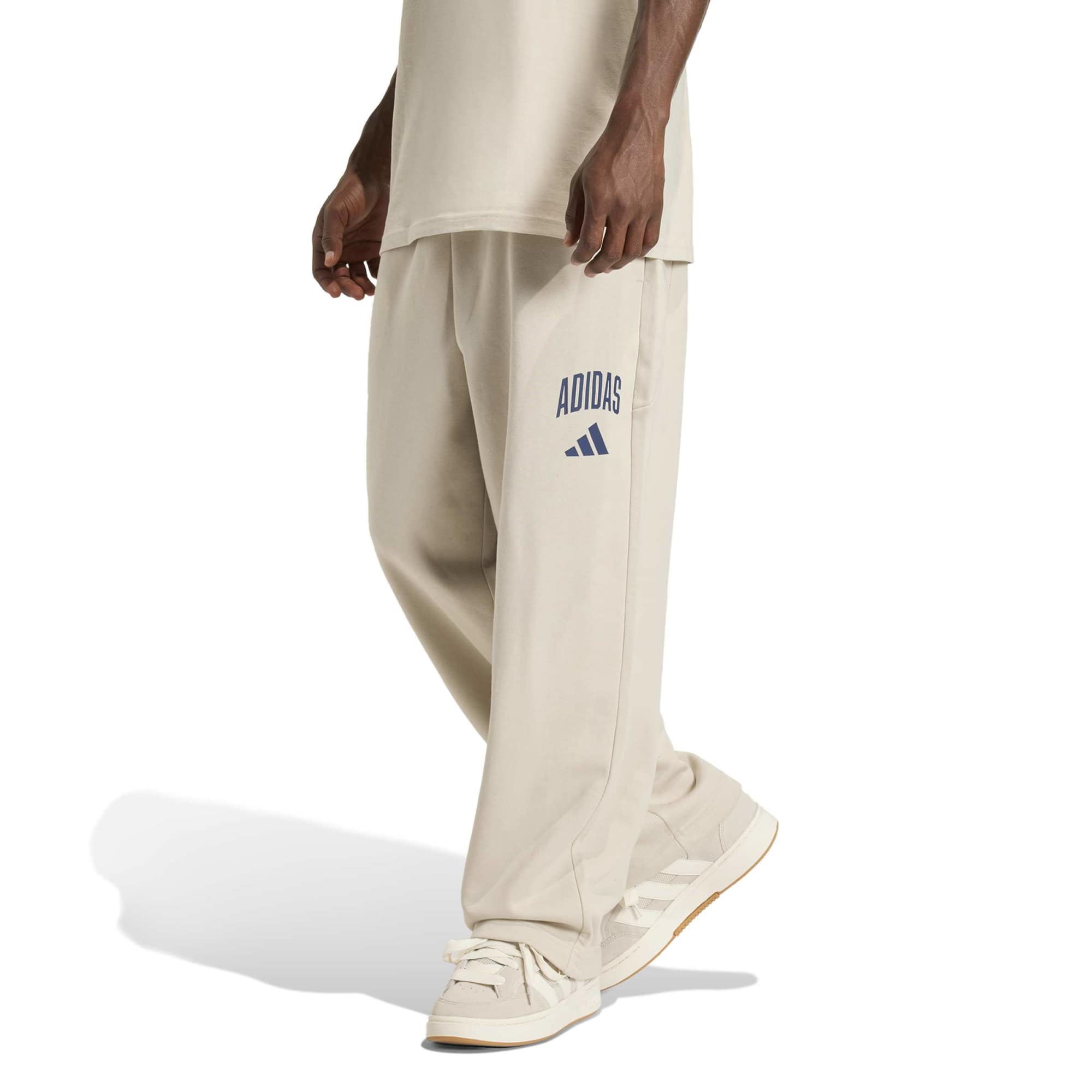 Pantaloni Collegiate - Beige / Blu