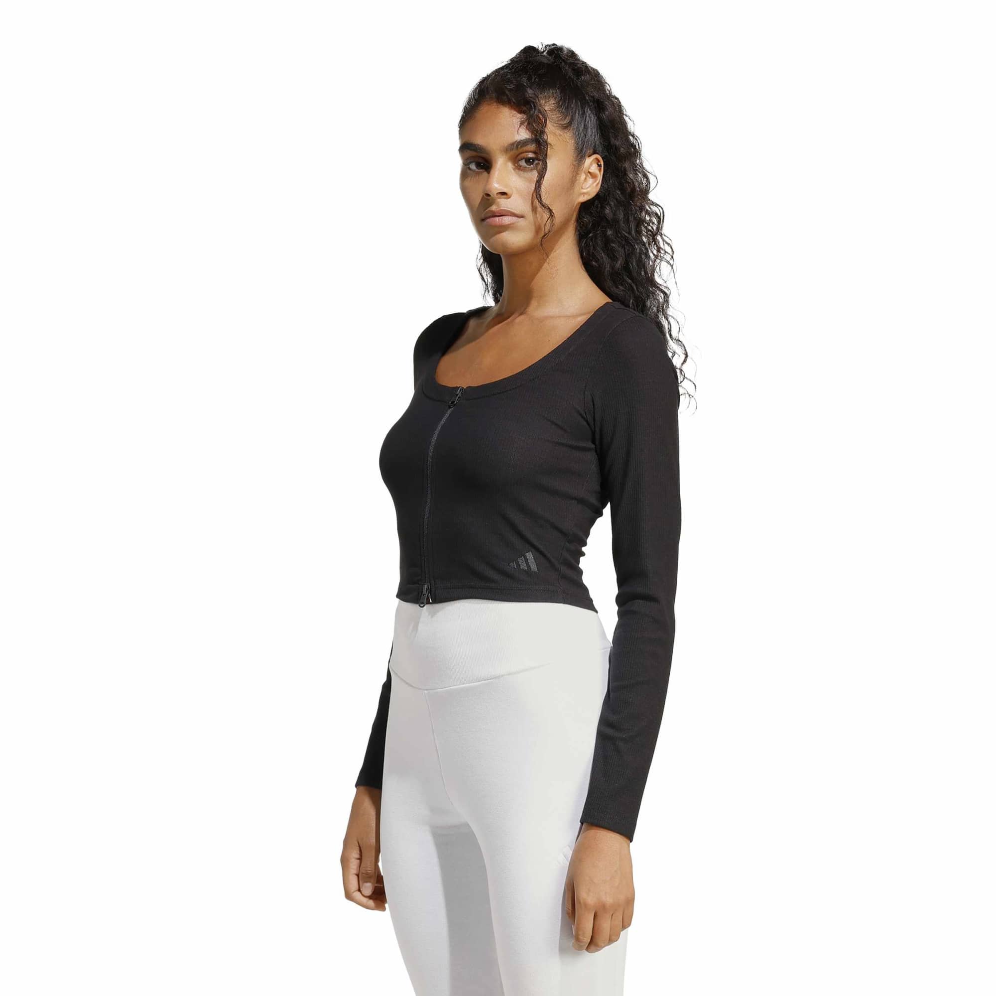 Cardigan a coste Seasonal Essentials - Nero
