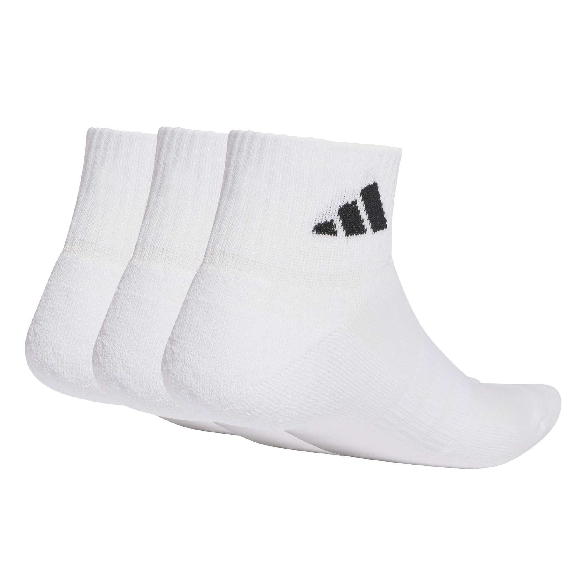 Calzini Sportivi Cushioned Alla Caviglia Confezione da 3 Paia - Bianco / Nero