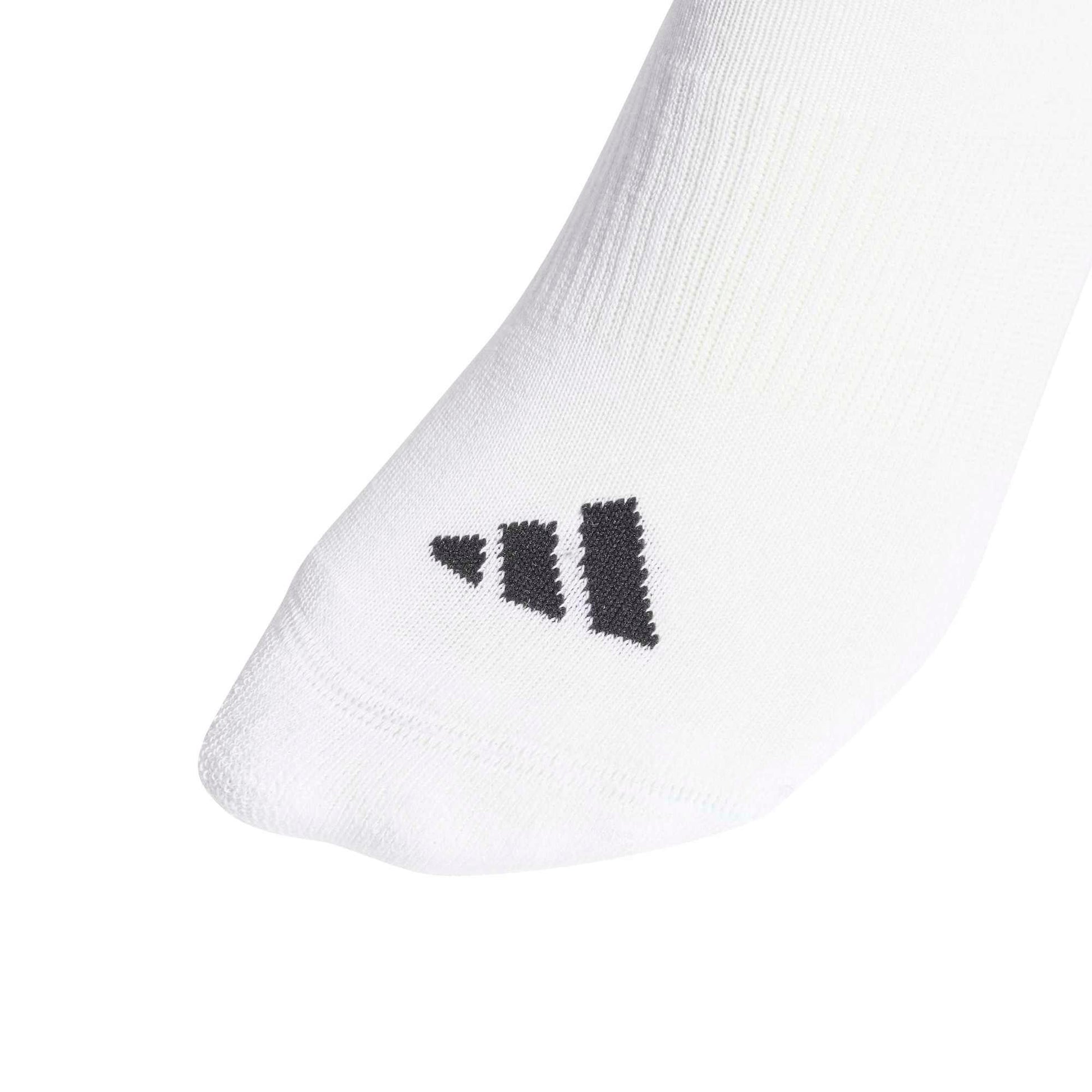 Adidas Calzini Sportivi Imbottiti a Tre Strisce, Alta Caviglia, Con Bianco