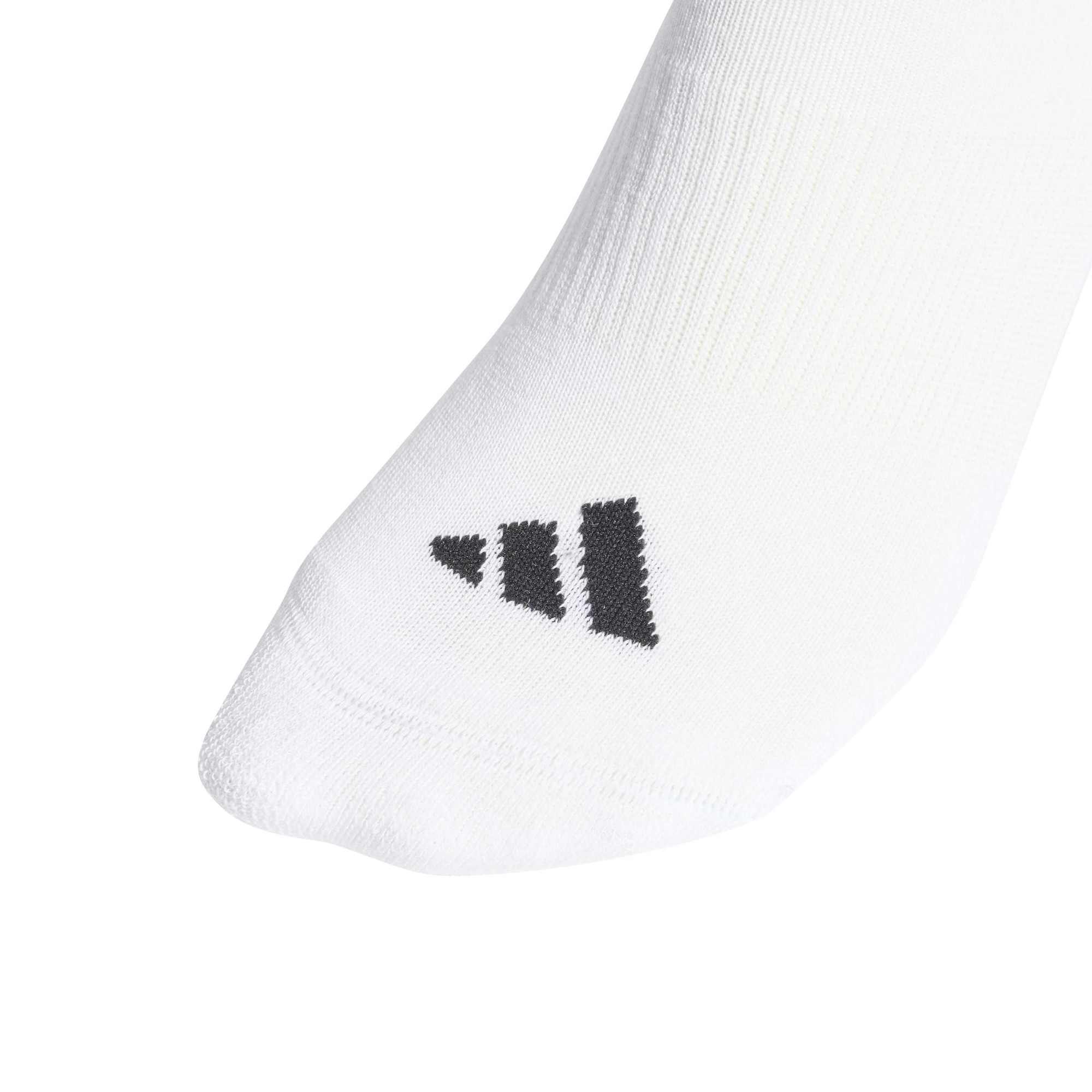 Adidas Calzini Sportivi Imbottiti a Tre Strisce, Alta Caviglia, Con Bianco