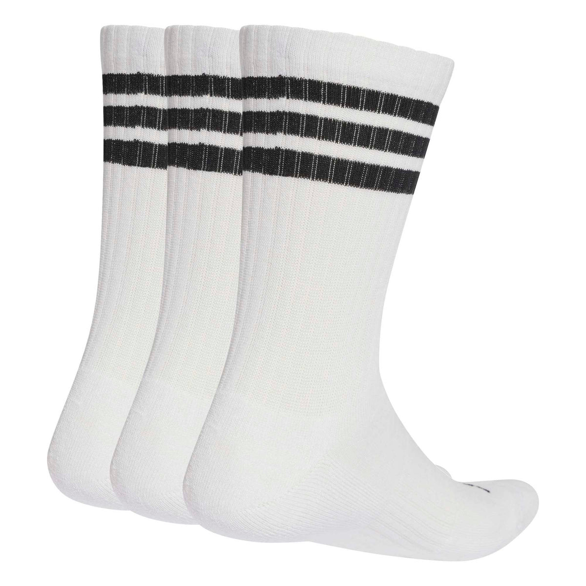 Calze 3-Stripes imbottite a metà polpaccio confezione da 3 paia - Bianco / Nero