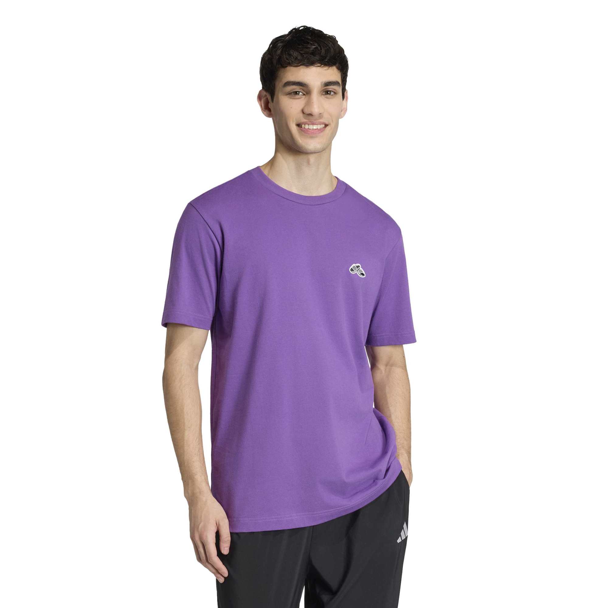 T-shirt Sport con Grafica Ciabatte Estive - Viola