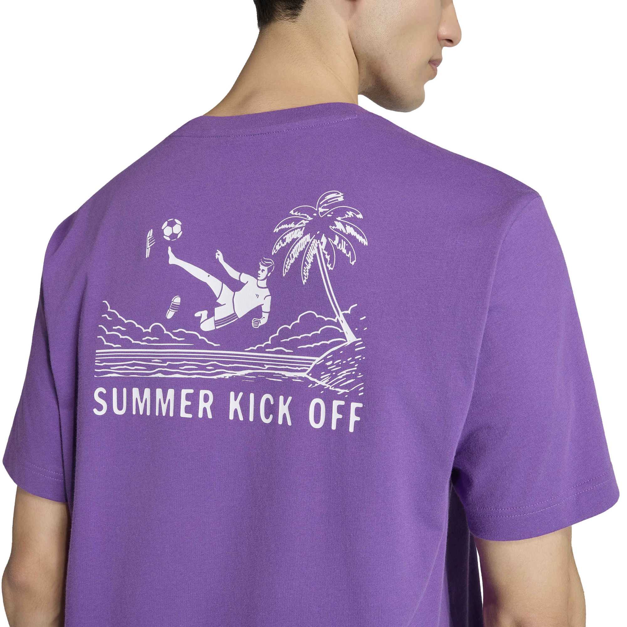 T-shirt Sport con Grafica Ciabatte Estive - Viola