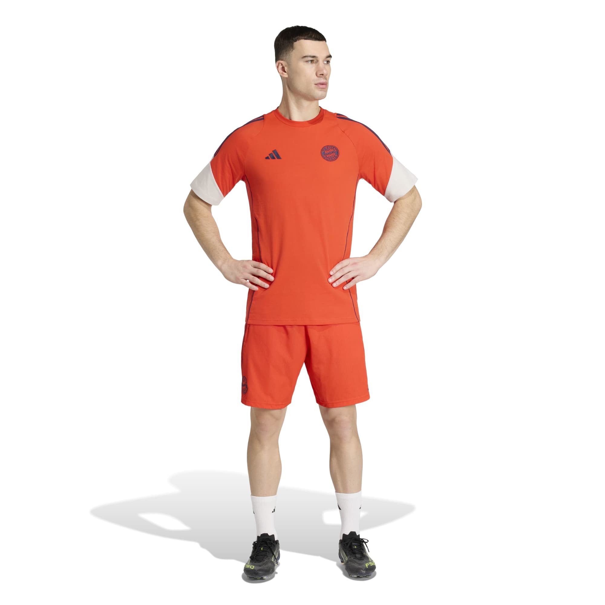 Short Tiro25 Competition Downtime FC Bayern München 2025/2026 - Rosso