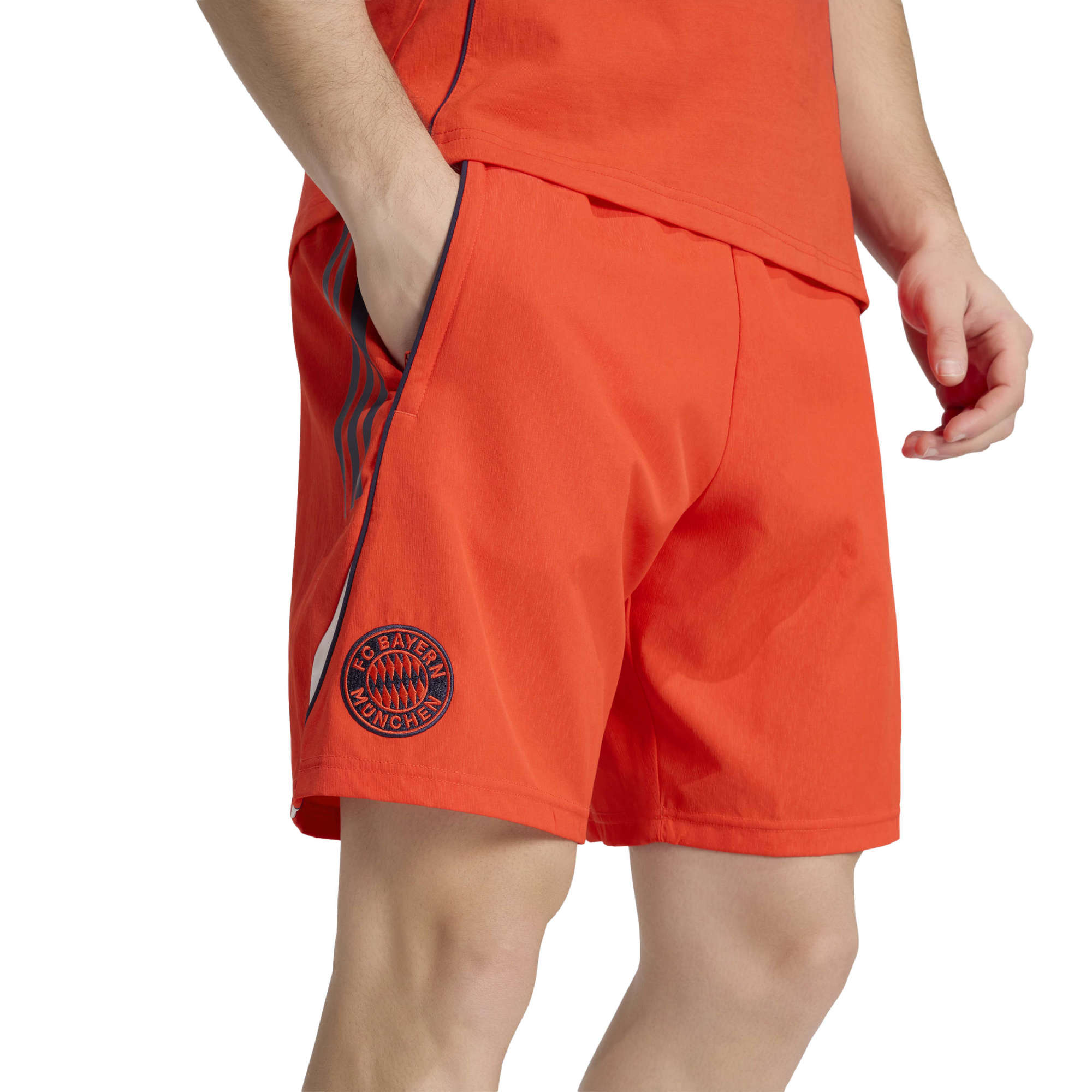 Short Tiro25 Competition Downtime FC Bayern München 2025/2026 - Rosso