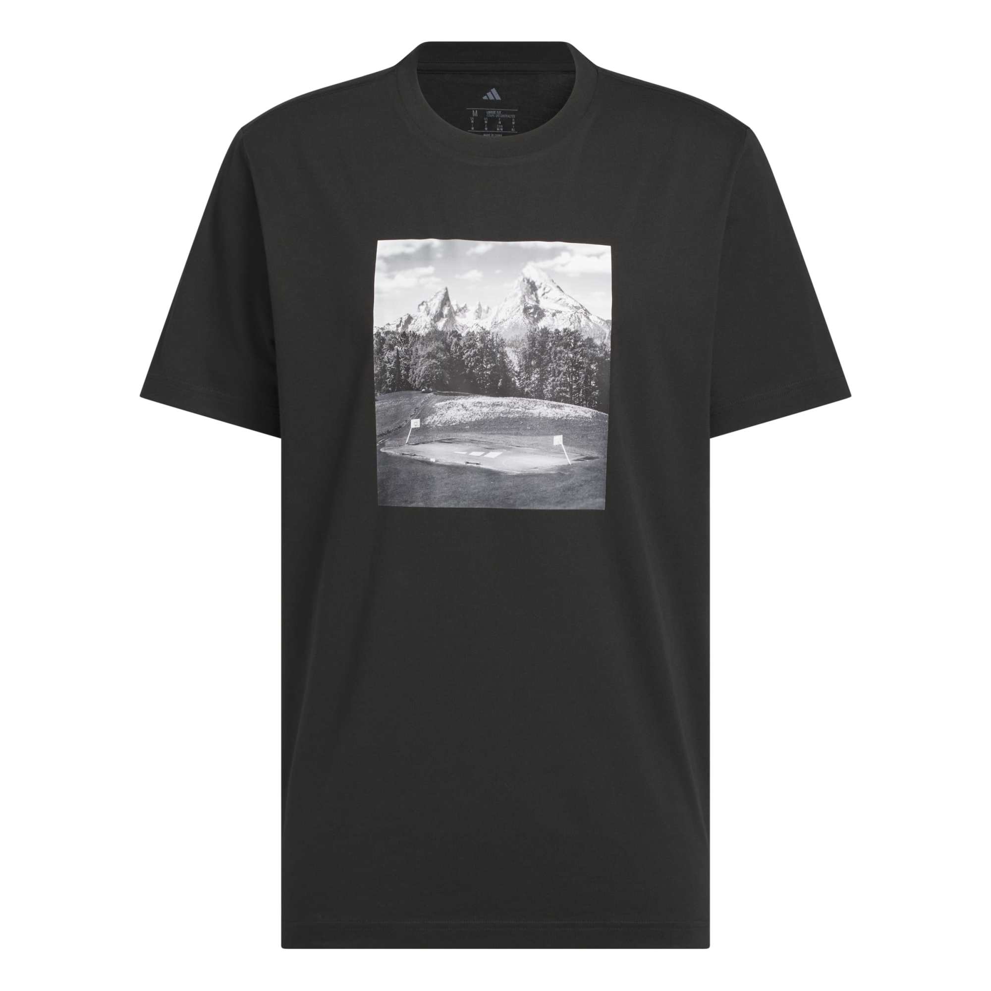 T-shirt Hoop Sanctuary Graphic - Nero