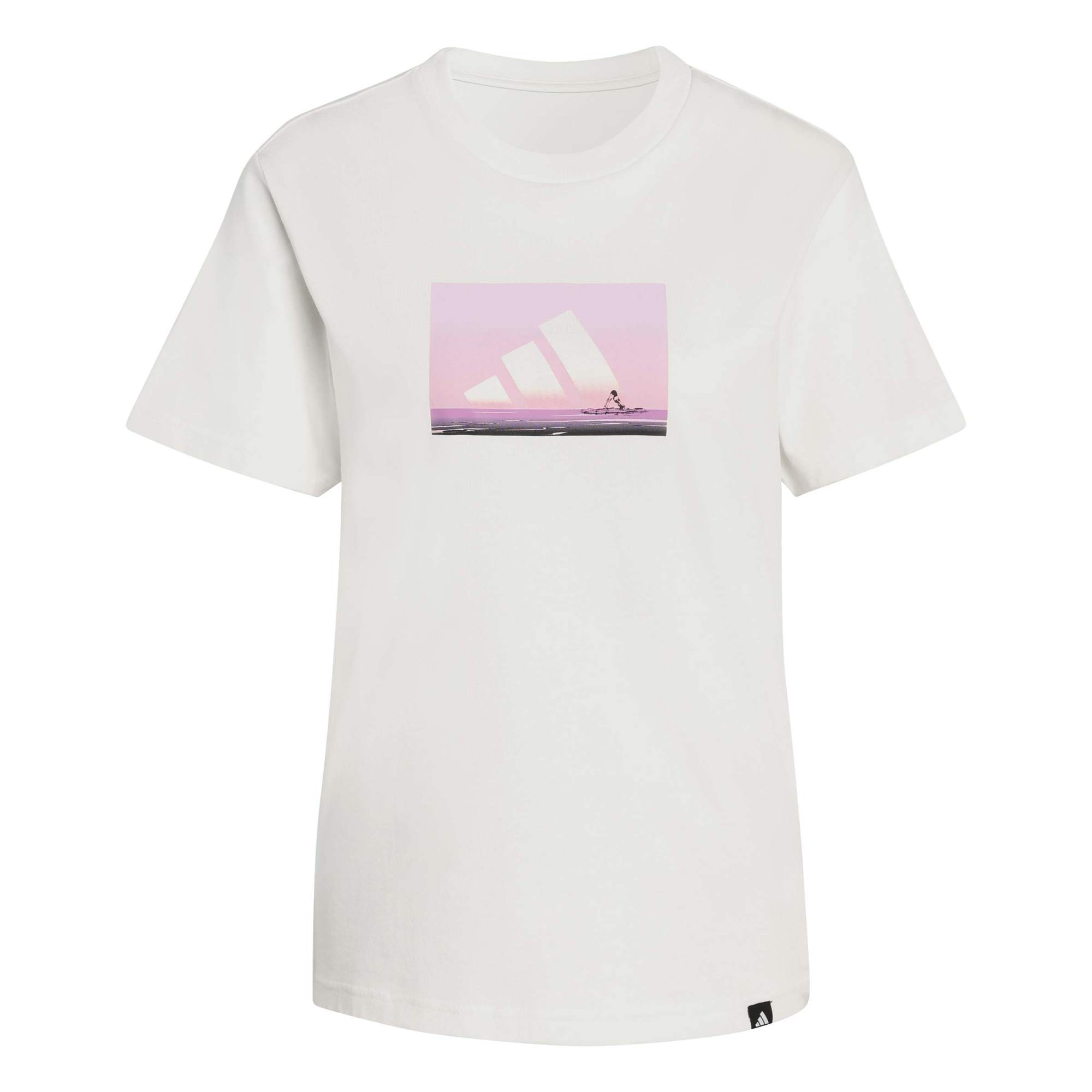 Tshirt Grafica Outdoor Adventure - Bianco
