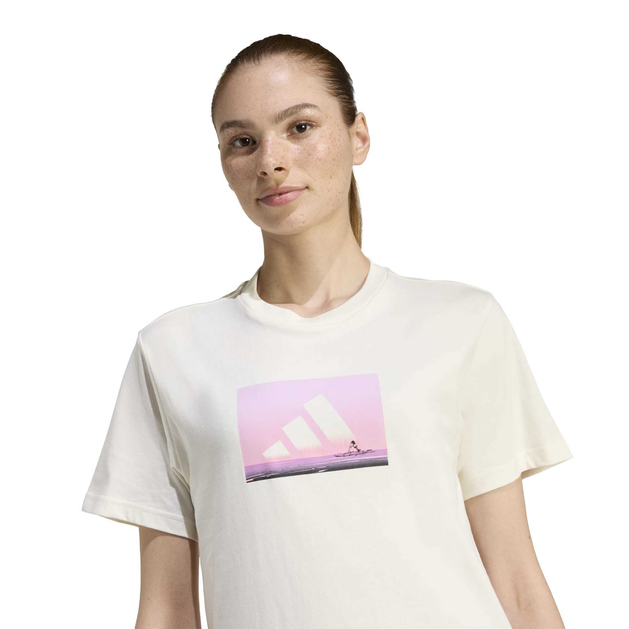 Tshirt Grafica Outdoor Adventure - Bianco