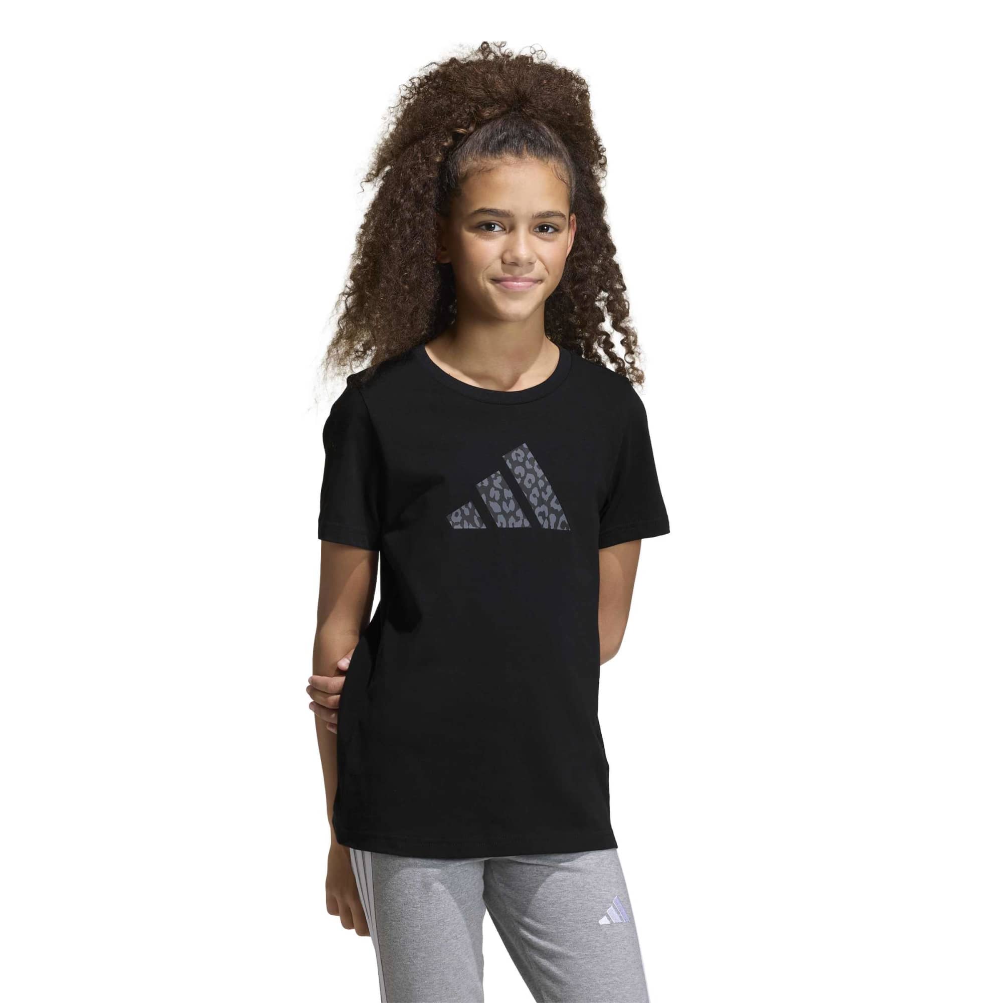 T-shirt Animal Print Graphic - Nero