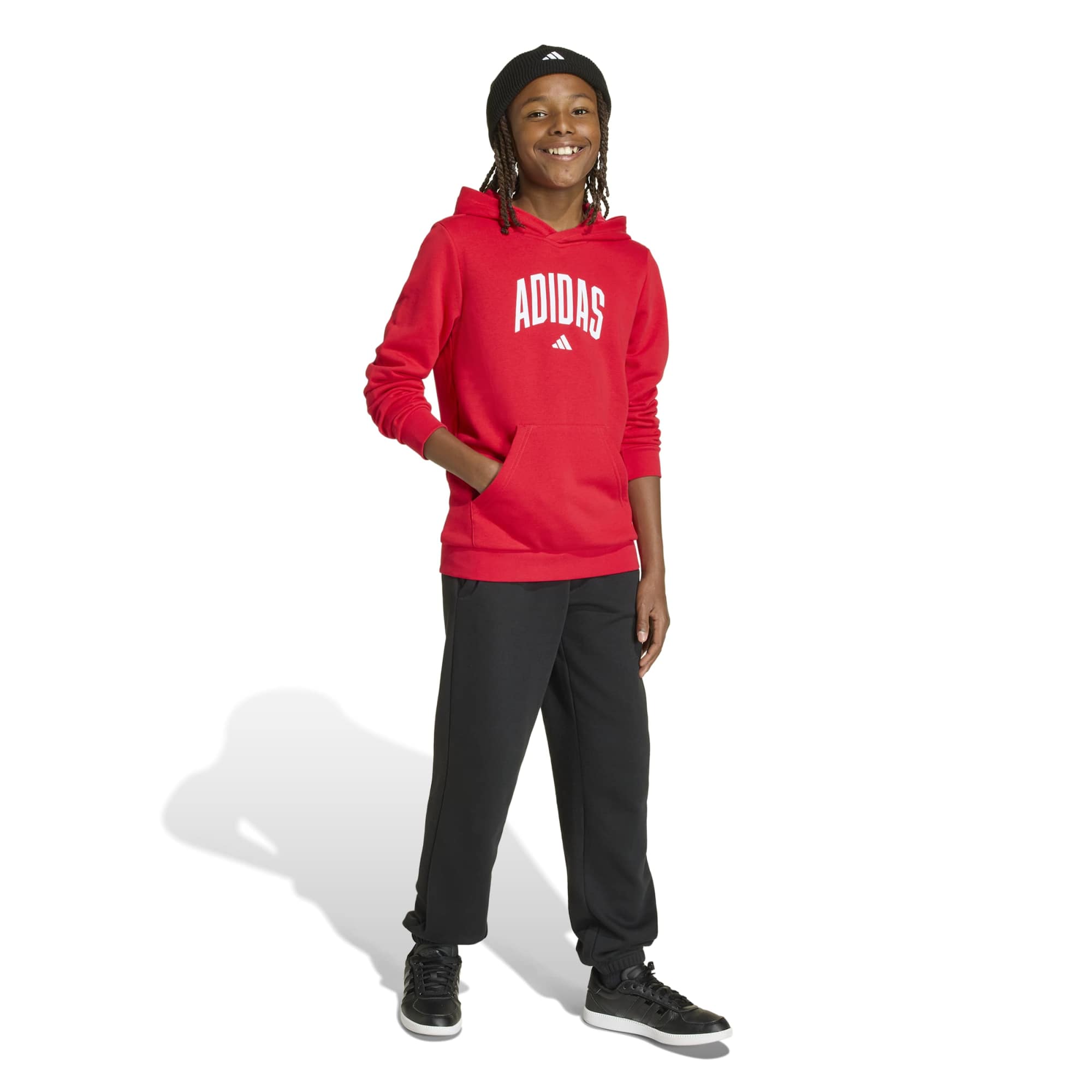 Felpa con Cappuccio Codes College Graphic - Rosso