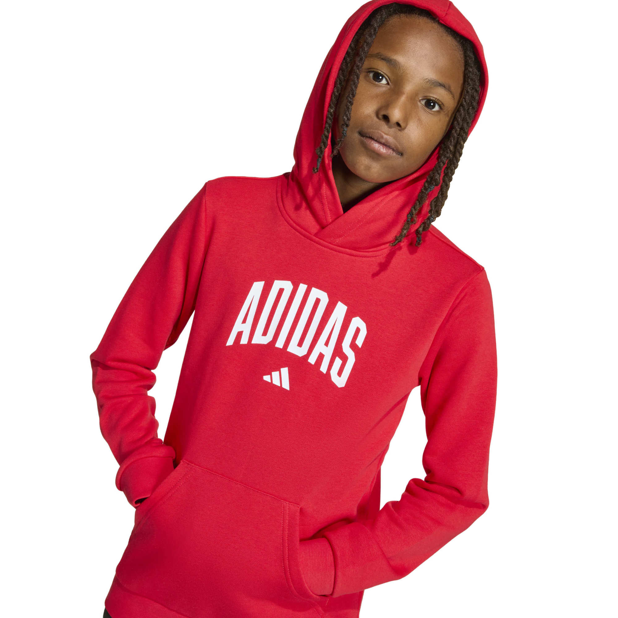 Felpa con Cappuccio Codes College Graphic - Rosso