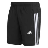Short da Allenamento Essentials Base 3 Stripes Woven - Nero / Bianco