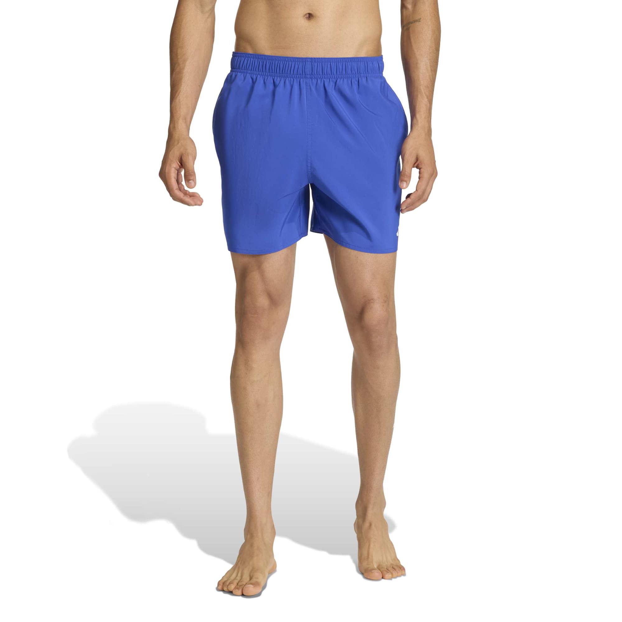 Costume da bagno con pantaloncini da 5 pollici - Blu / Bianco