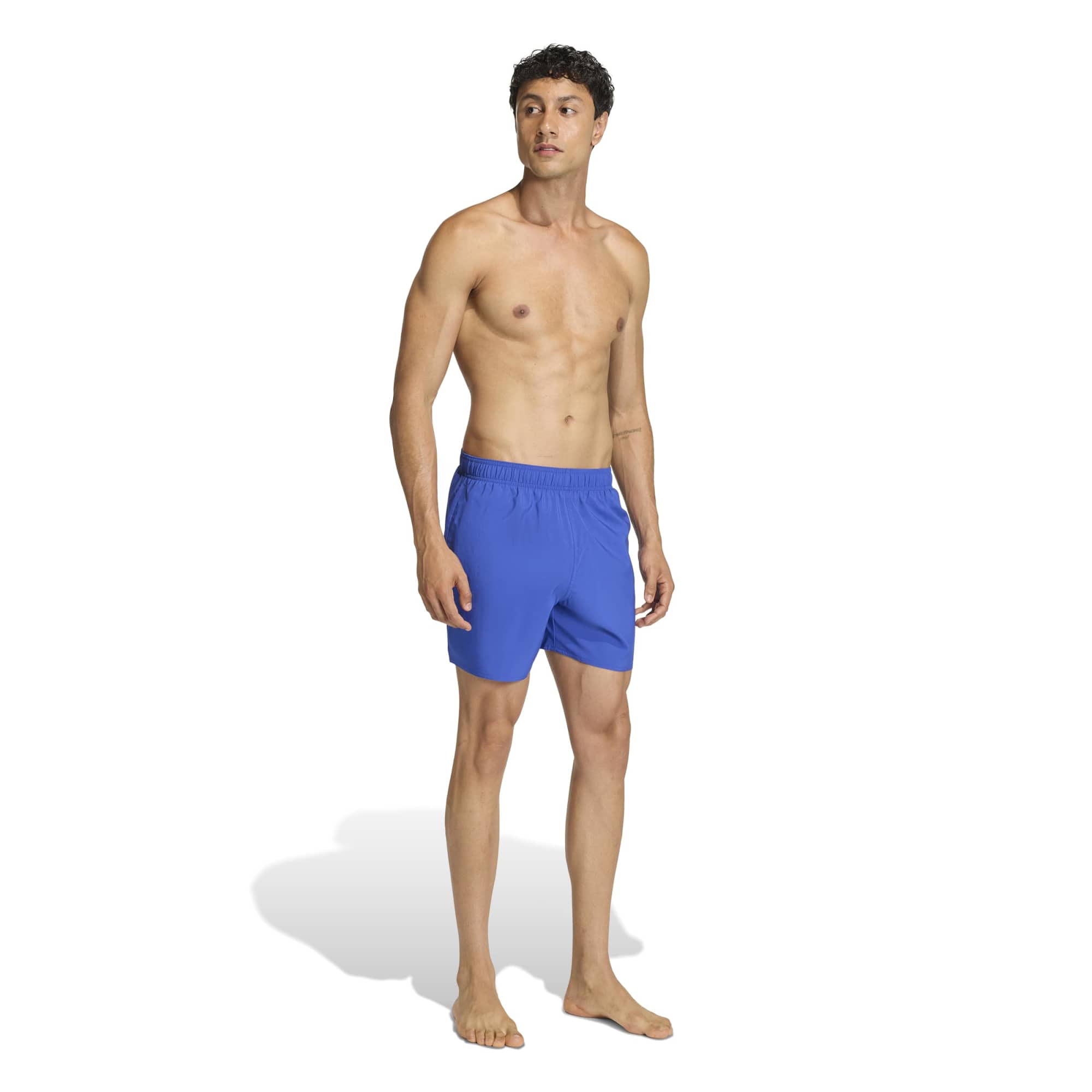Costume da bagno con pantaloncini da 5 pollici - Blu / Bianco
