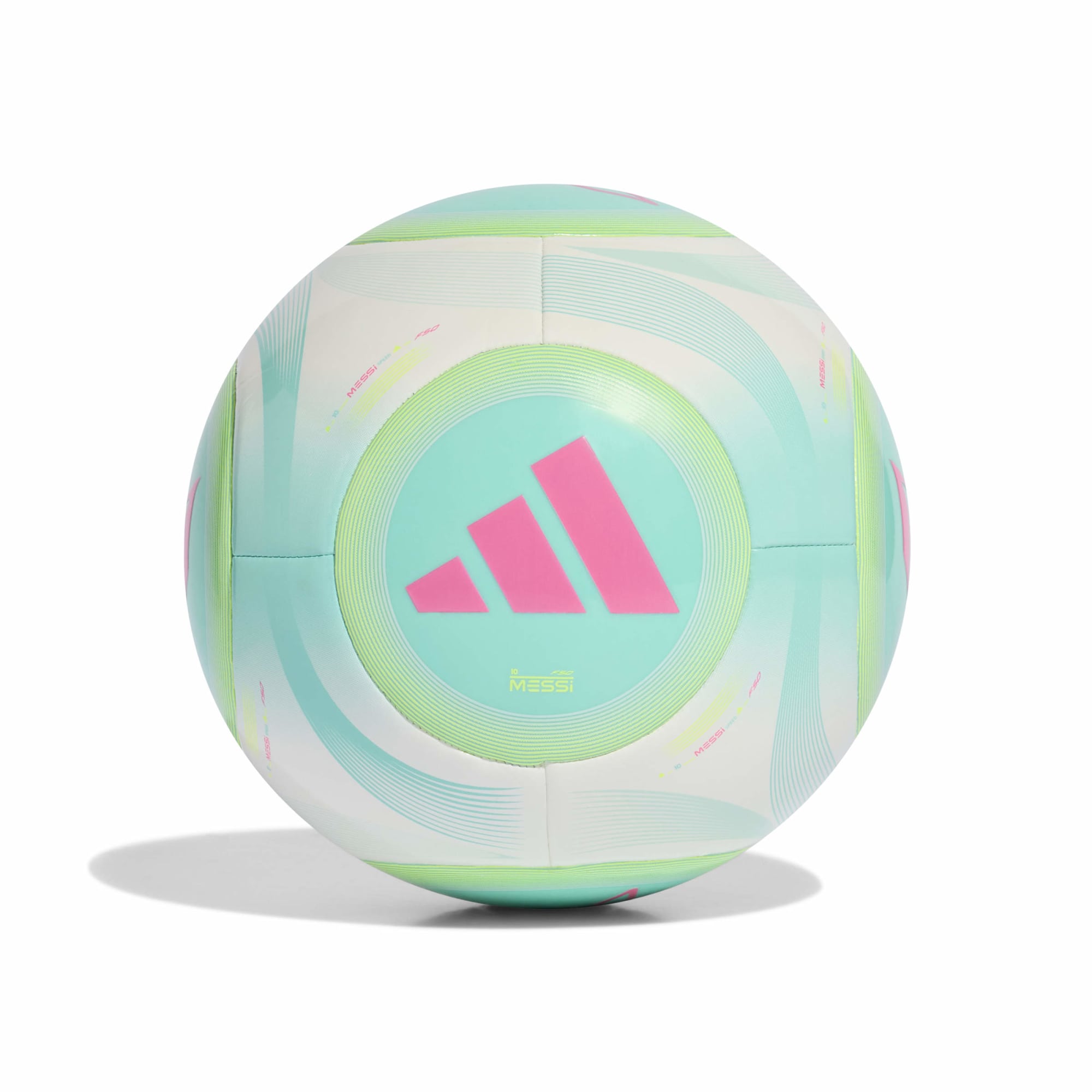 Pallone Messi Club - Bianco / Turchese / Verde