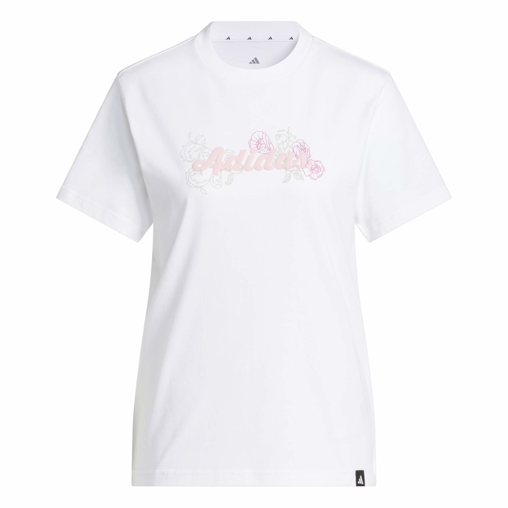 T-shirt con stampa floreale occidentale - Bianco