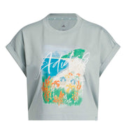 T-shirt Grafica Summer Romance - Verde
