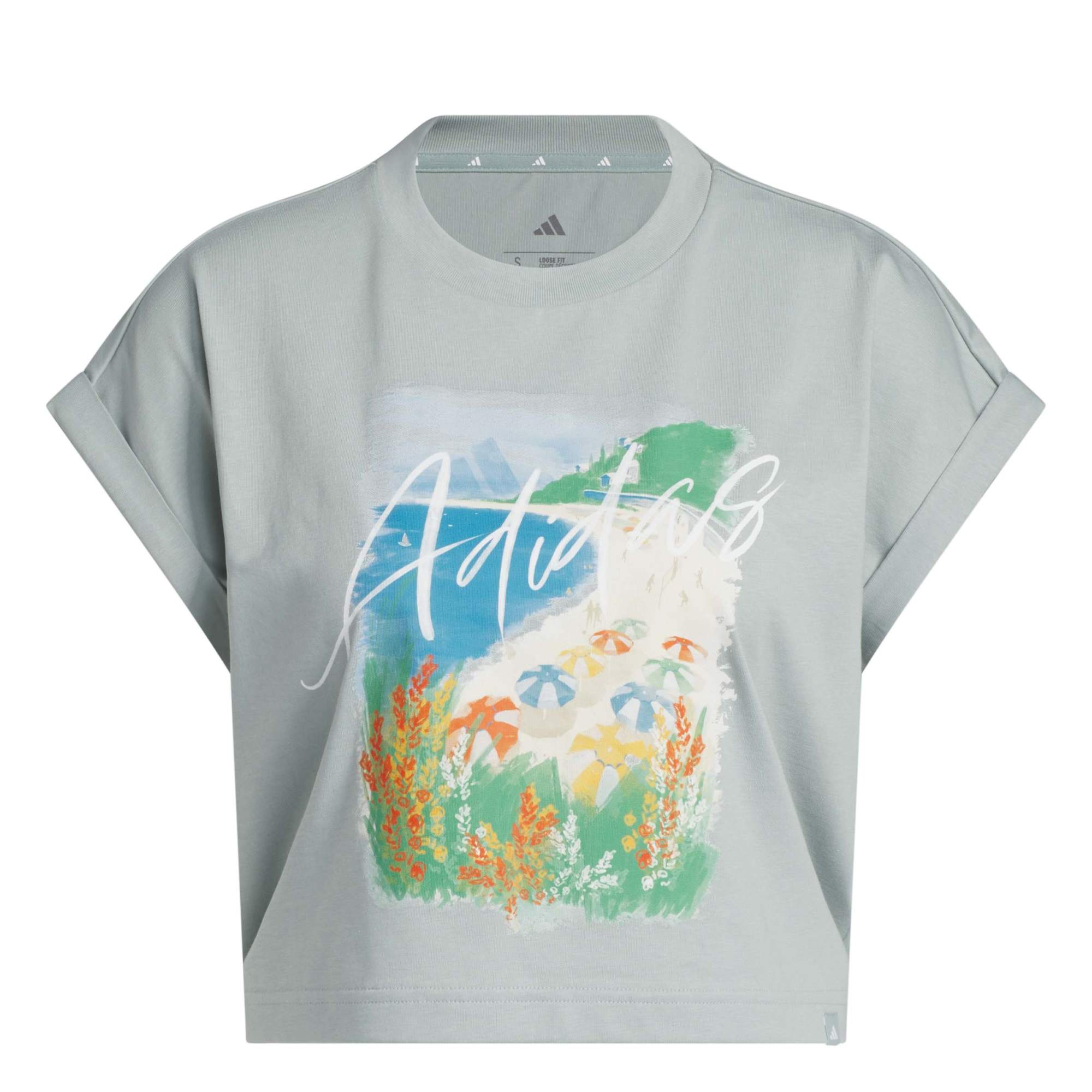 T-shirt Grafica Summer Romance - Verde