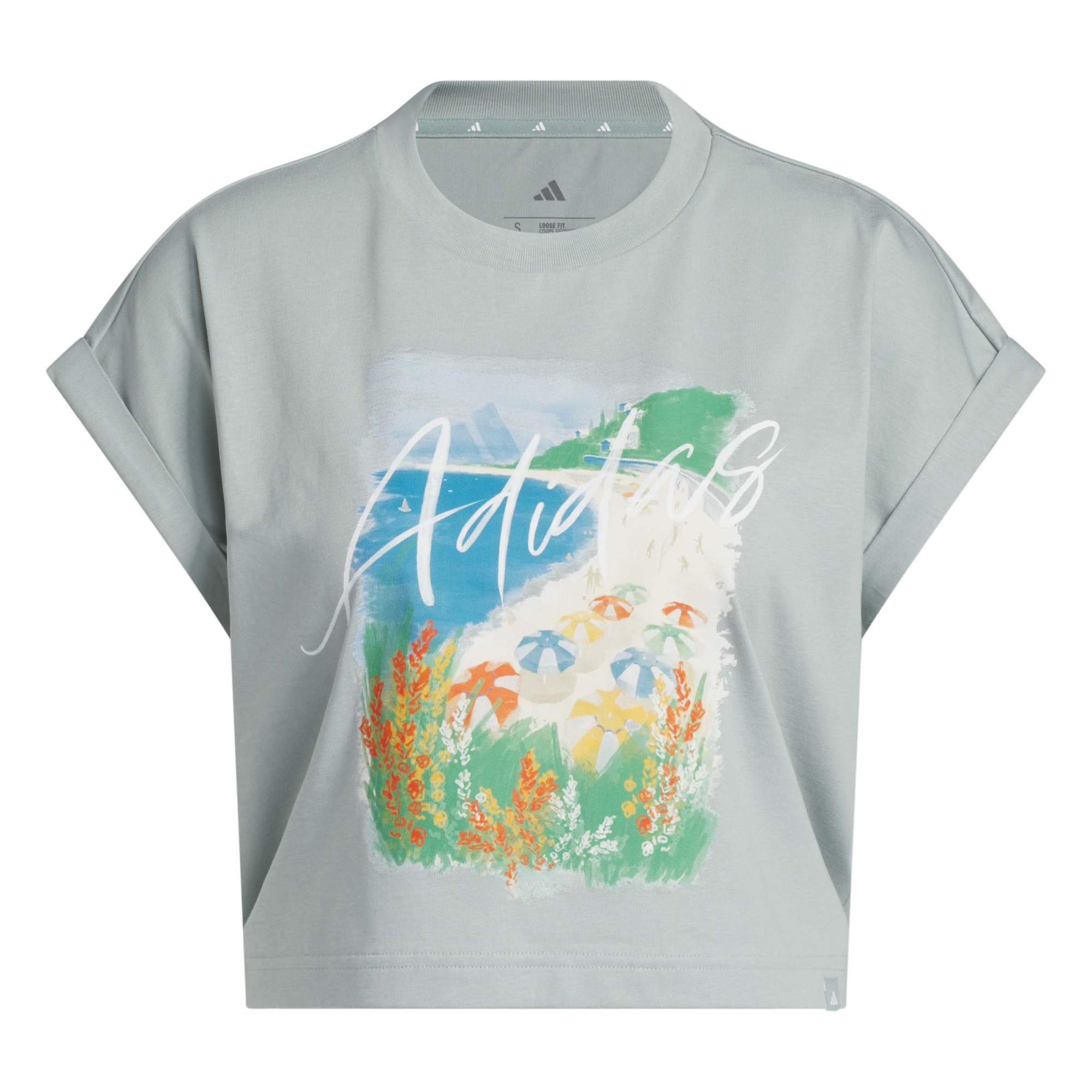 T-shirt Grafica Summer Romance - Verde