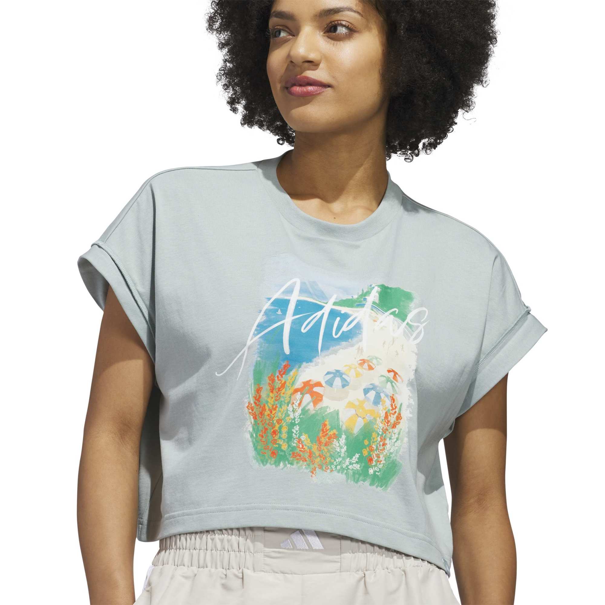 T-shirt Grafica Summer Romance - Verde