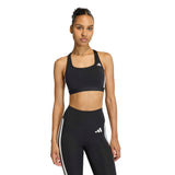 Reggiseno Sportivo Optime Essentials 3-Stripes Supporto Medio - Nero