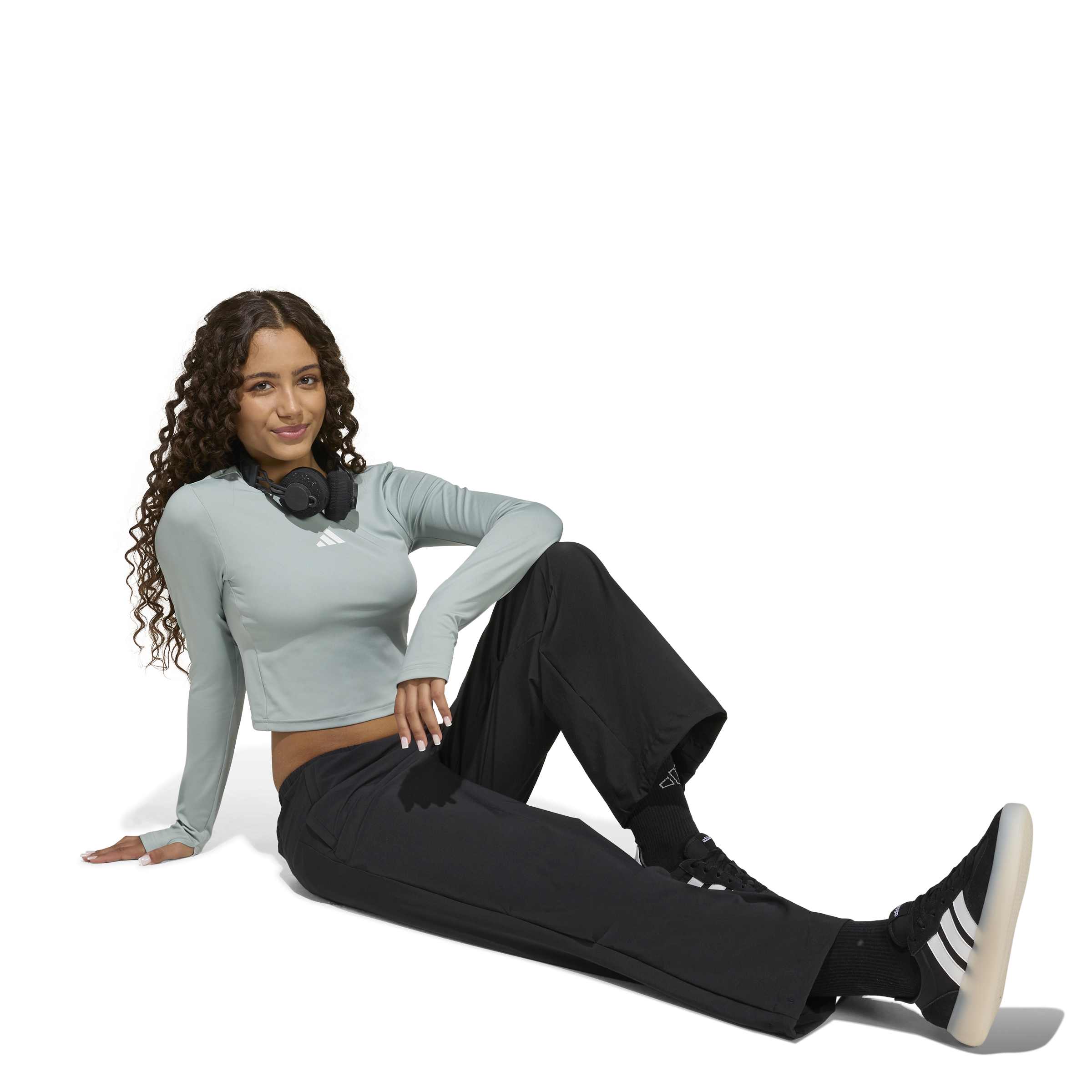 Adidas Pantaloni Nero