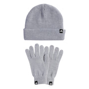 Adidas Set Glove + Beanie Grigio