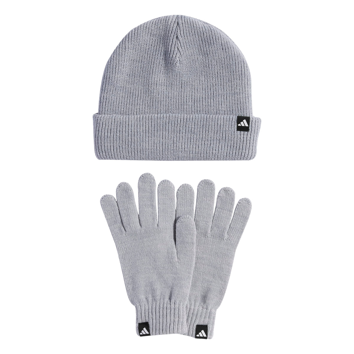 Adidas Set Glove + Beanie Grigio