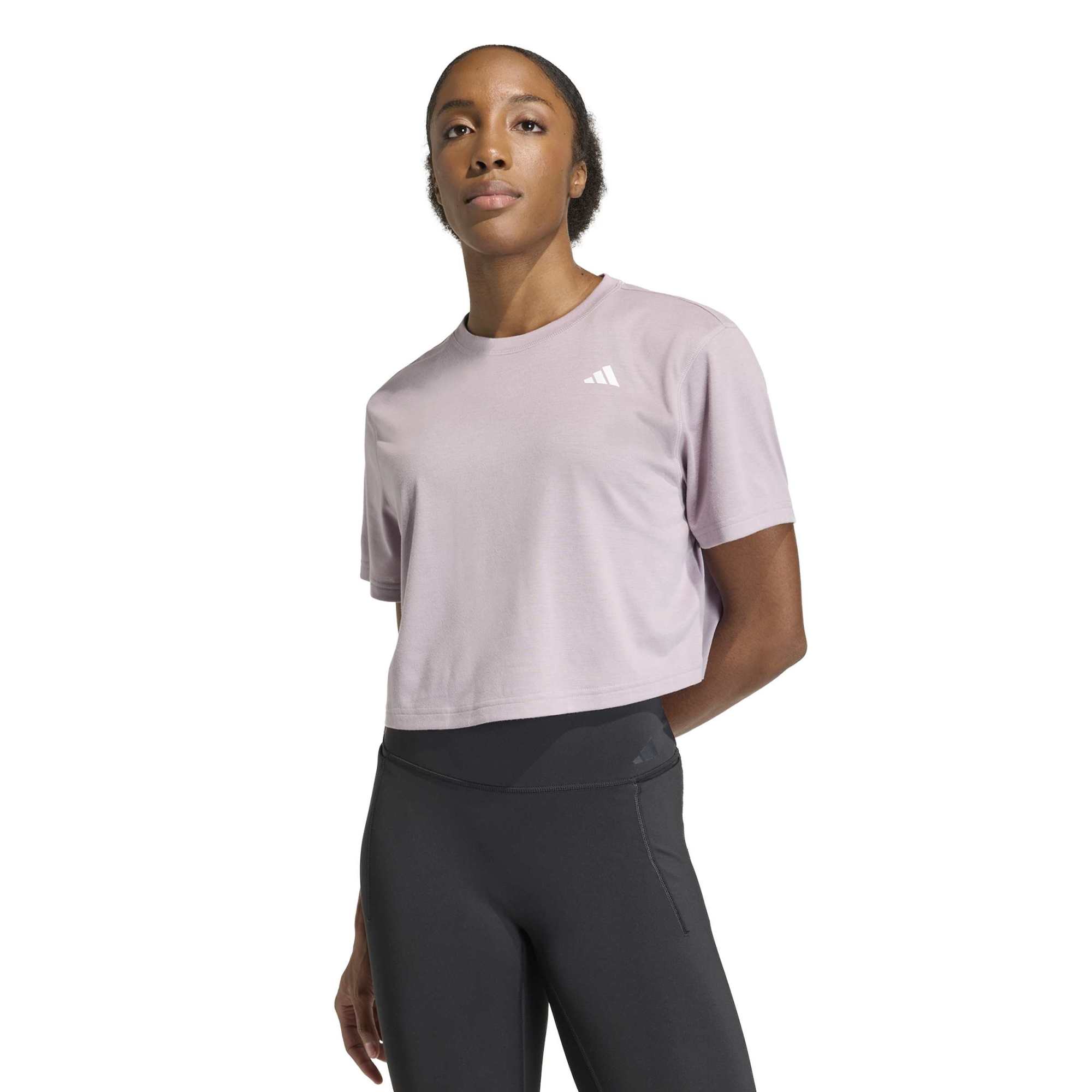 T-shirt da allenamento Train Essentials Boxy - Viola / Verde