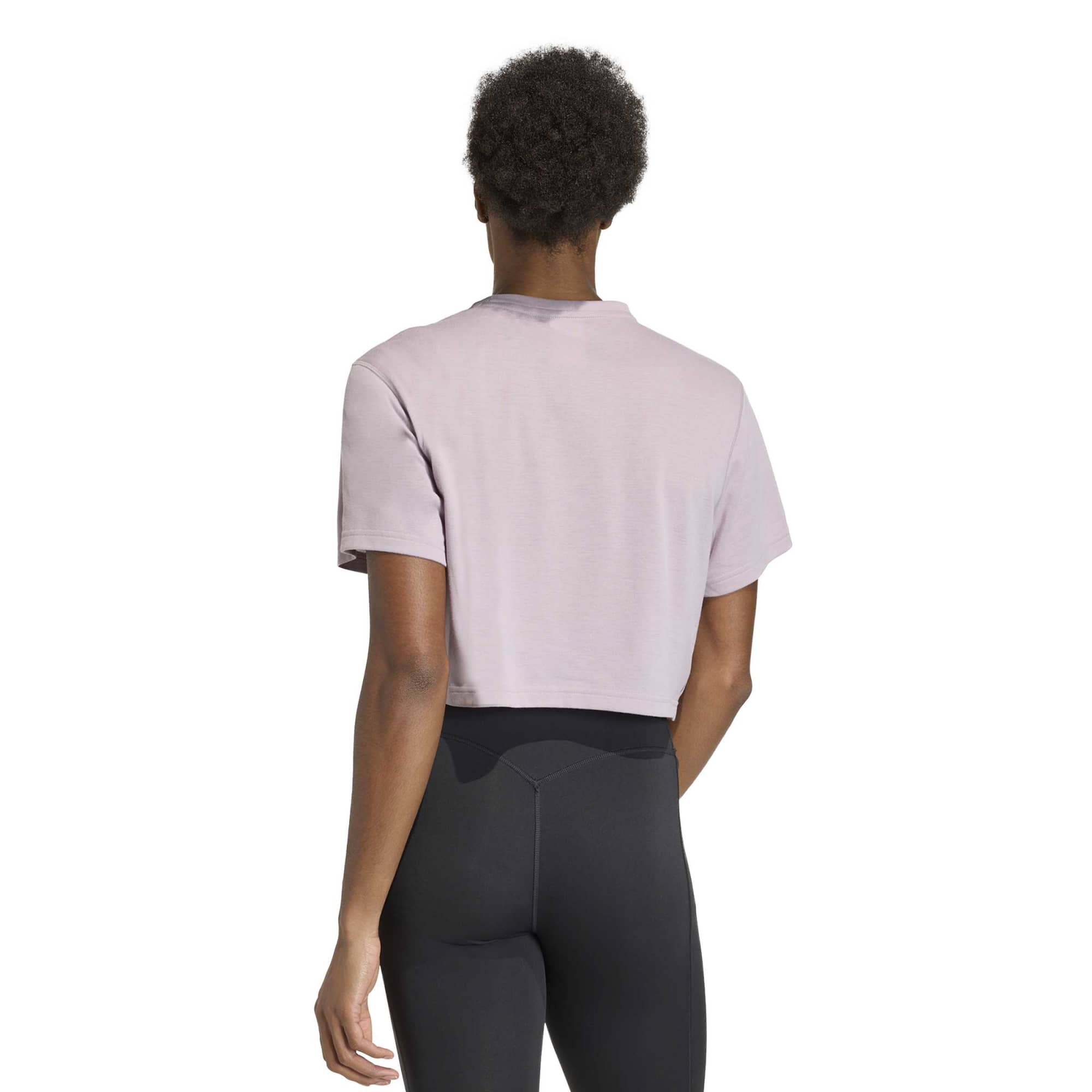 T-shirt da allenamento Train Essentials Boxy - Viola / Verde