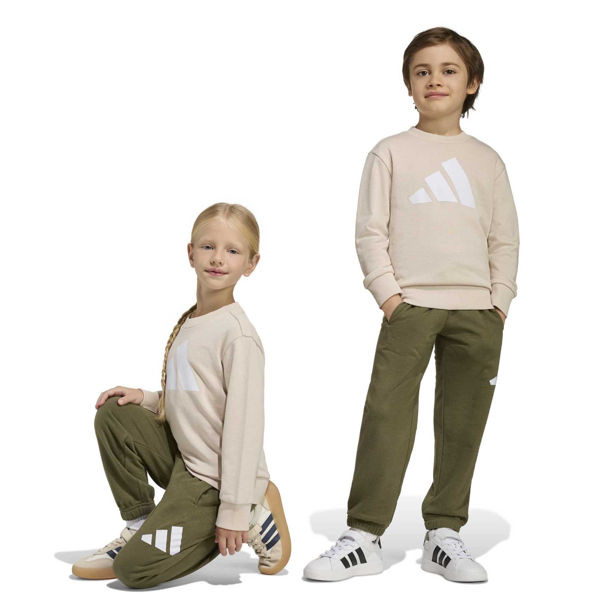 Tuta Essentials Kids - Beige / Bianco
