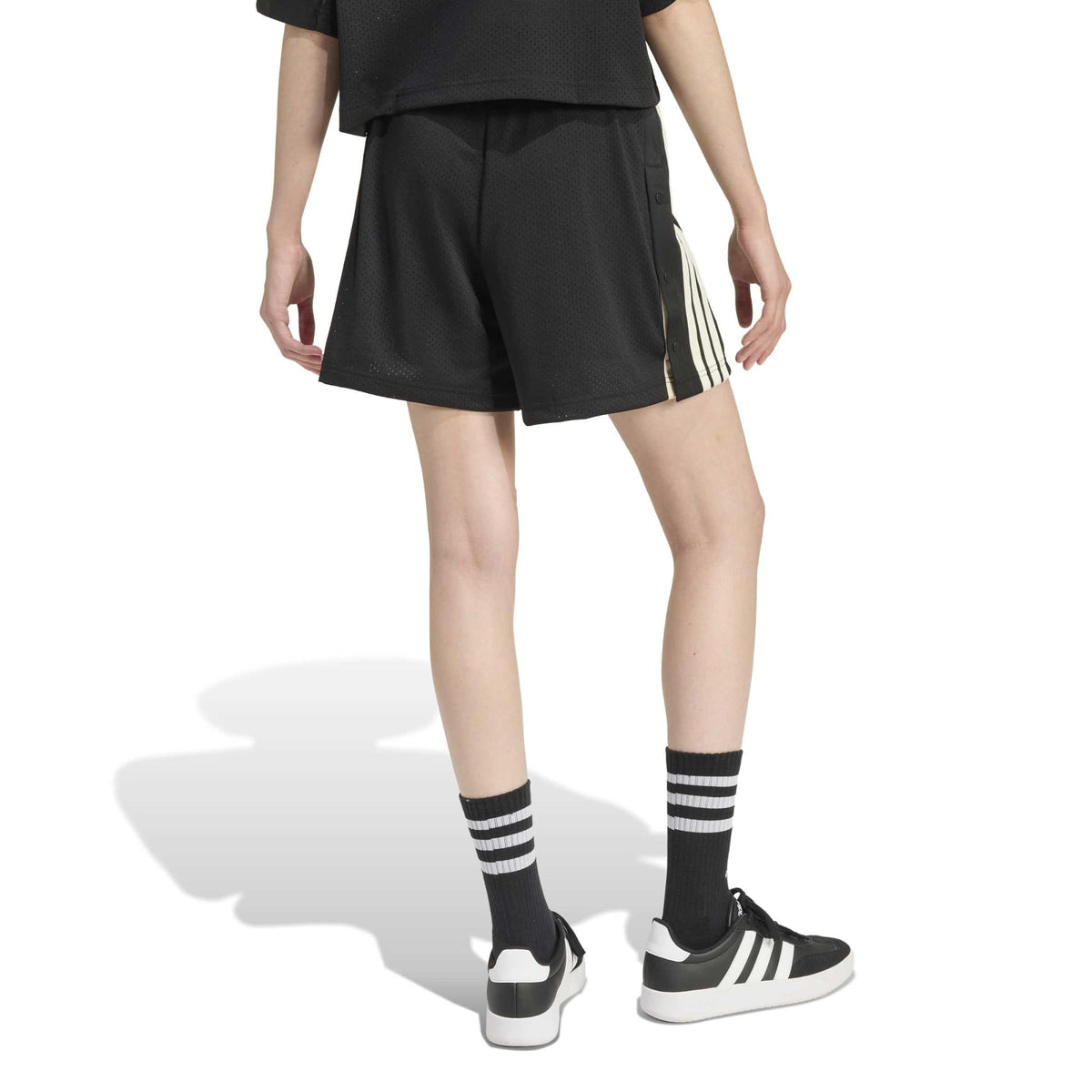 Pantaloncini Mesh Stadium - Nero / Bianco / Beige