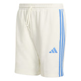 Short Essential 3-Stripes French Terry - Bianco / Blu