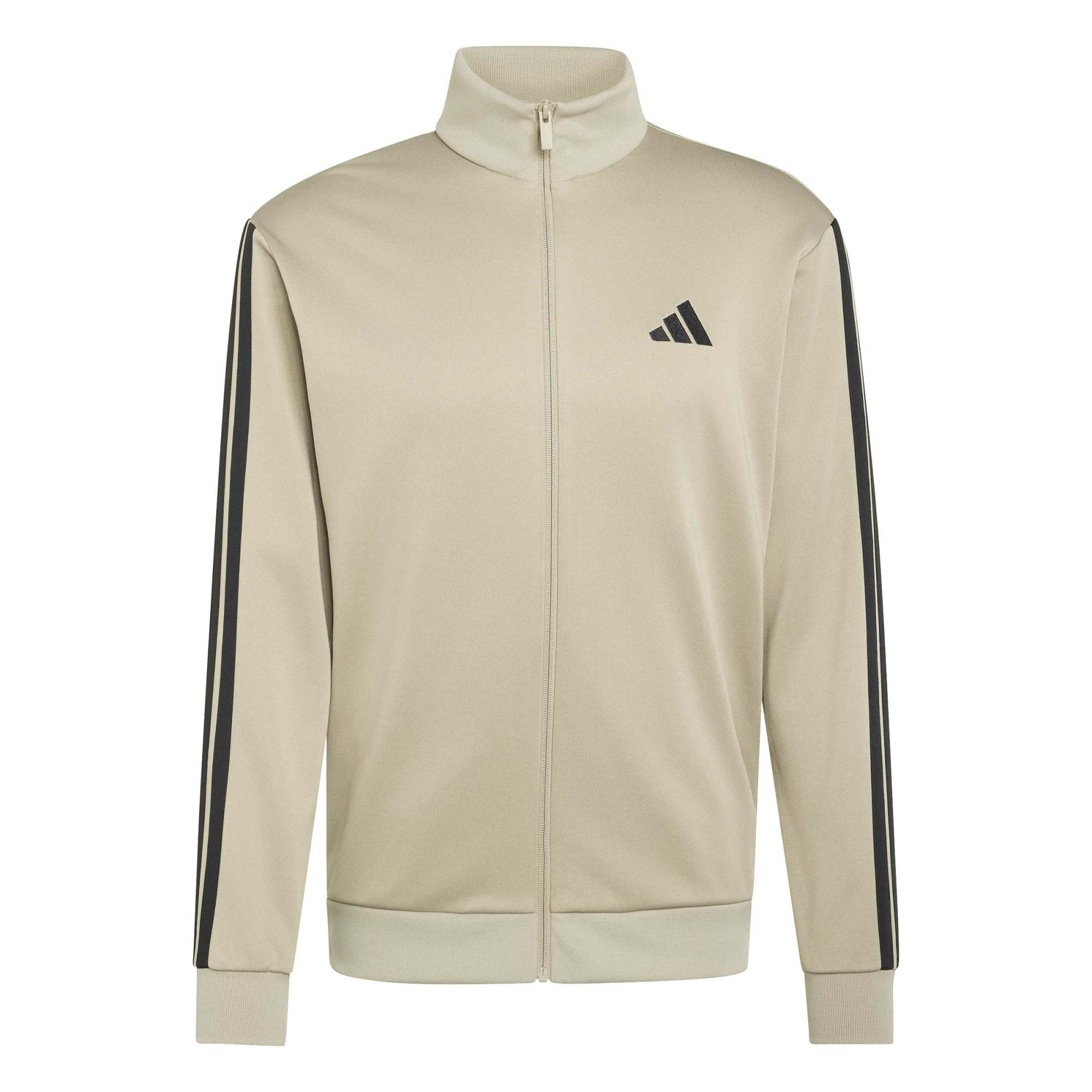 Tuta in French Terry con le 3 Strisce - Marrone / Verde