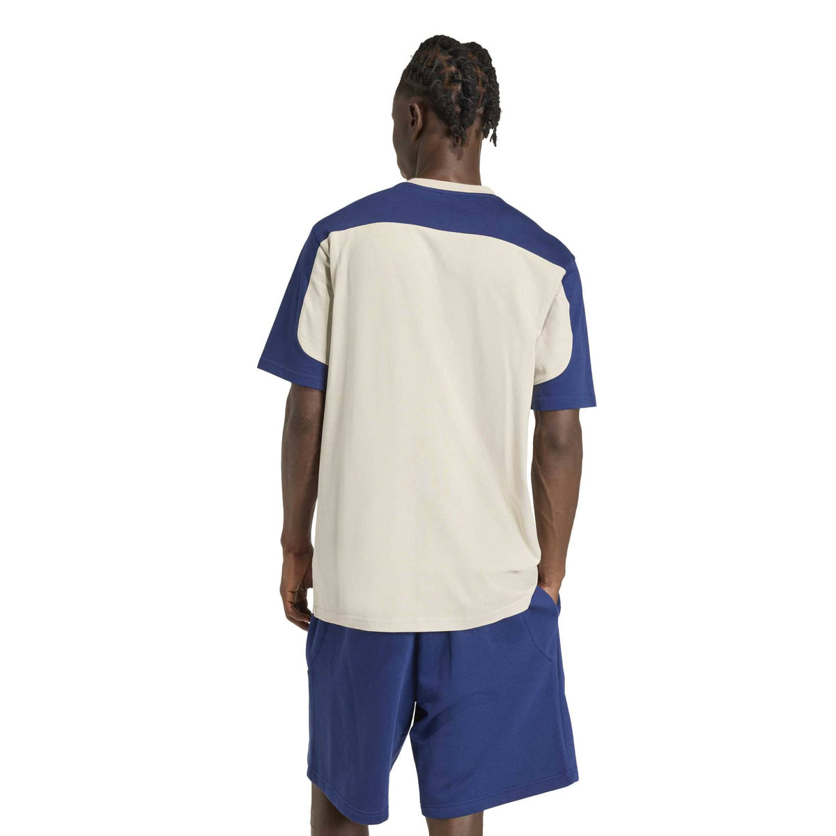 T-shirt Collegiate - Beige / Blu