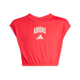Seasonals College Typography T-shirt - Rosso / Bianco