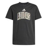 Lettere Dello Stadio T-shirt - Nero / Bianco
