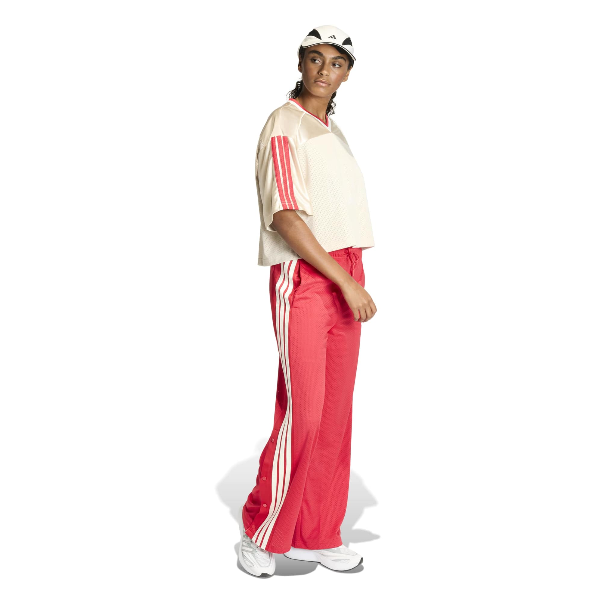 Pantaloni Stadium Mesh - Rosso / Bianco / Beige