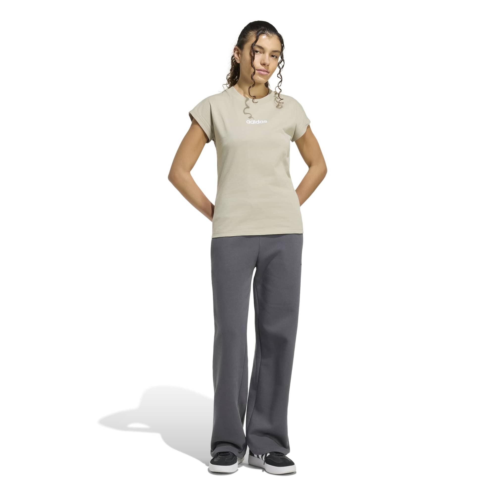 T-shirt Essentials Linear Cotton - Marrone / Verde / Bianco