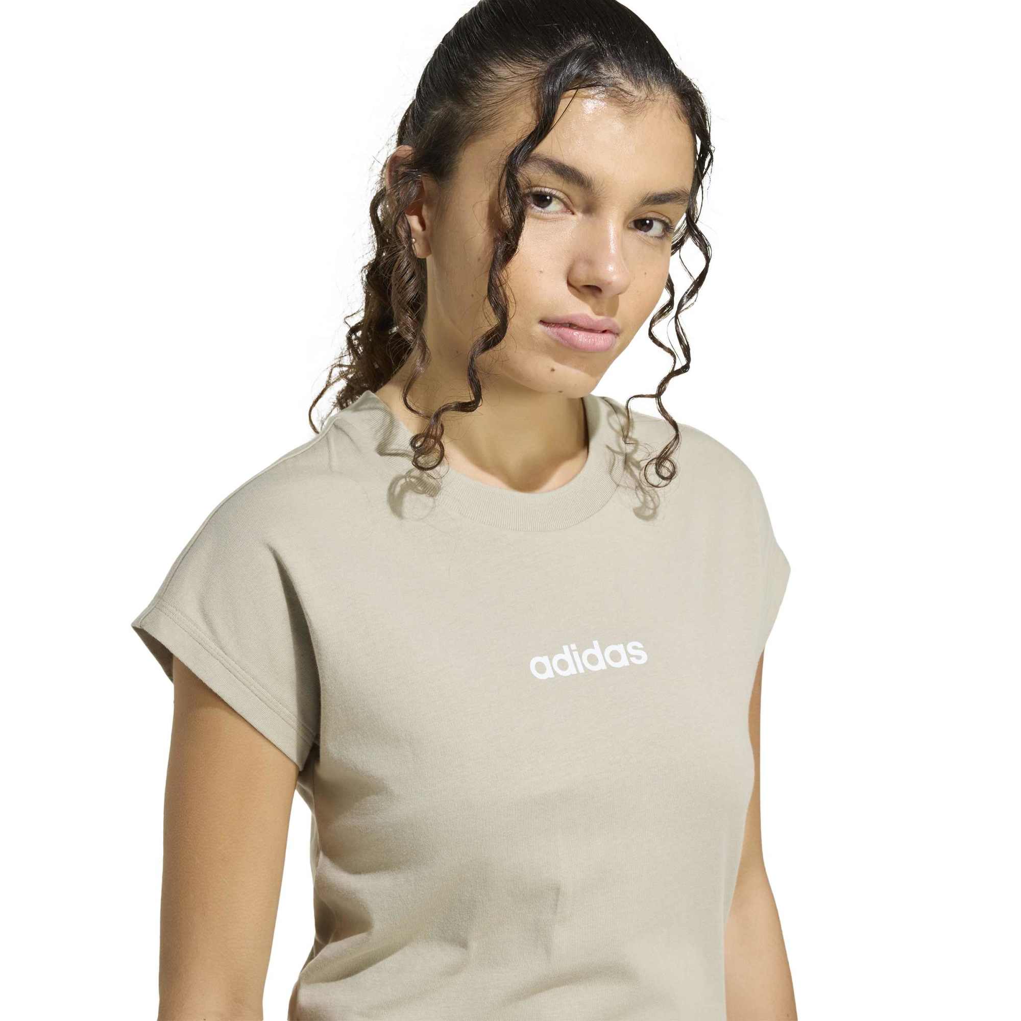 T-shirt Essentials Linear Cotton - Marrone / Verde / Bianco