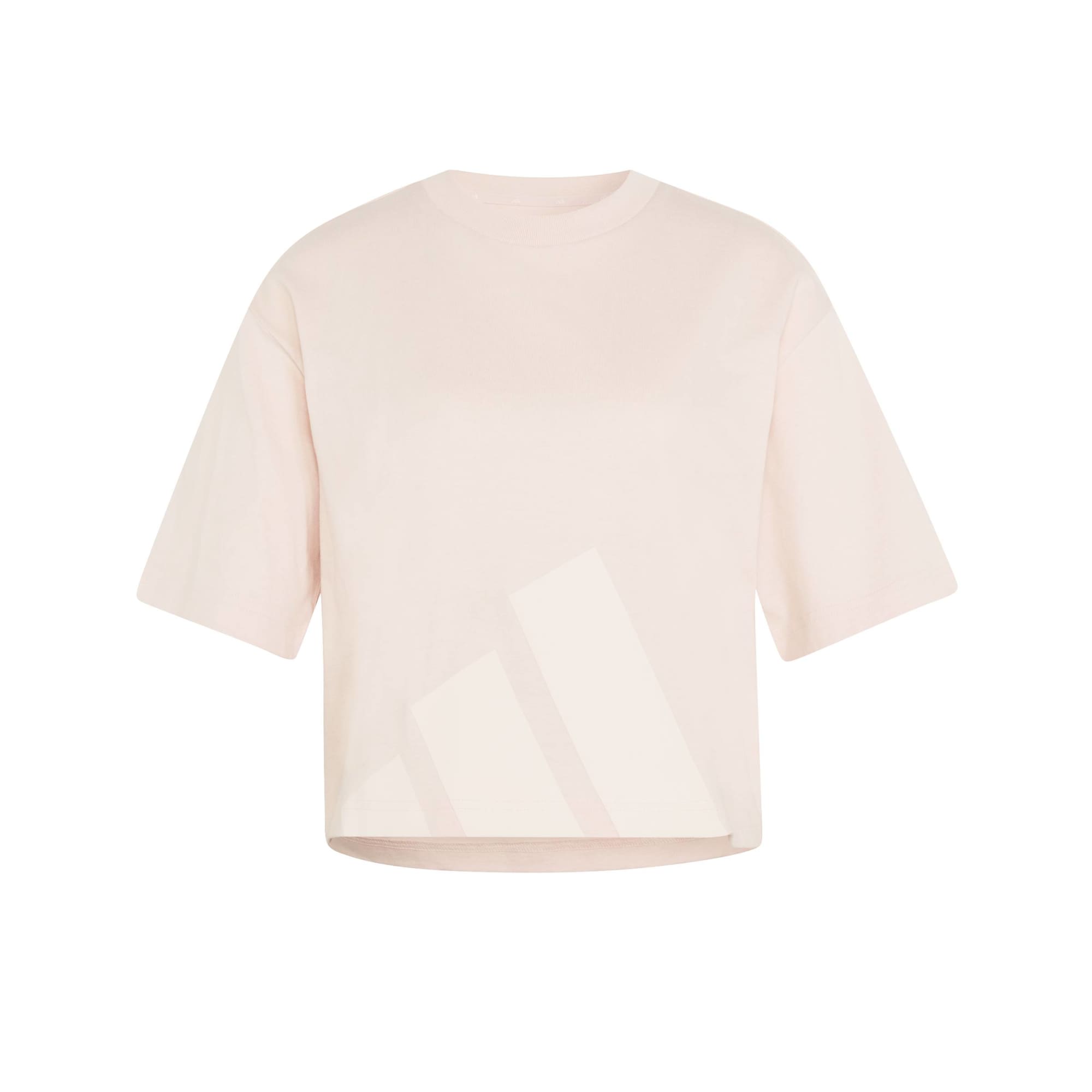 T-shirt Essentials Big Logo Boyfriend - Rosa