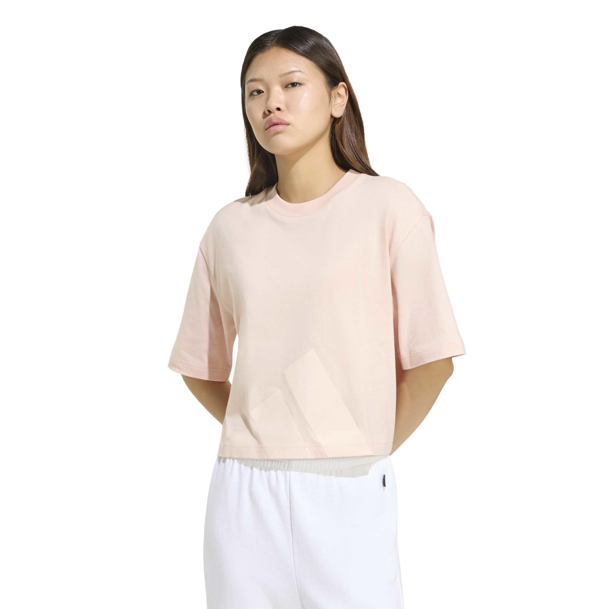 T-shirt Essentials Big Logo Boyfriend - Rosa