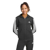 Felpa con Cappuccio Full-Zip - Nero