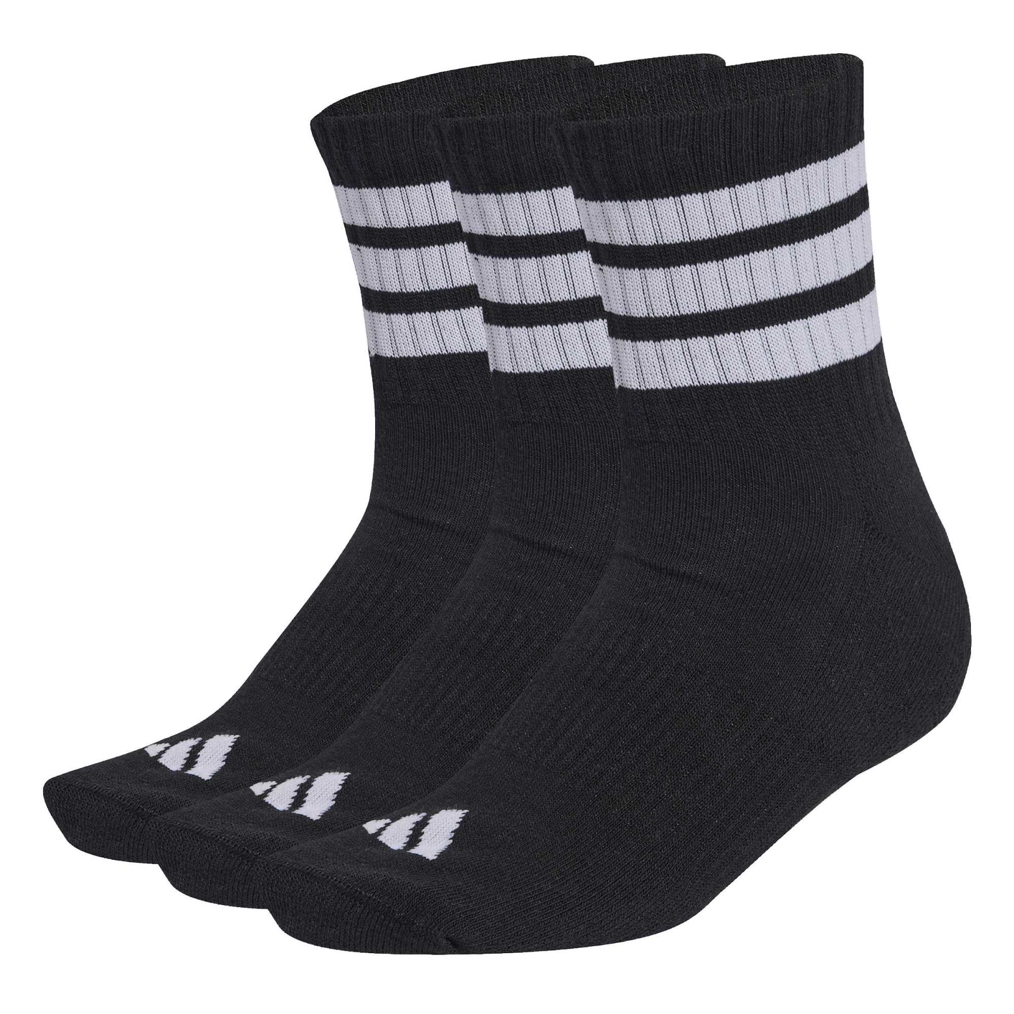 Calzini Sportivi 3-Stripes (3 paia) - Nero