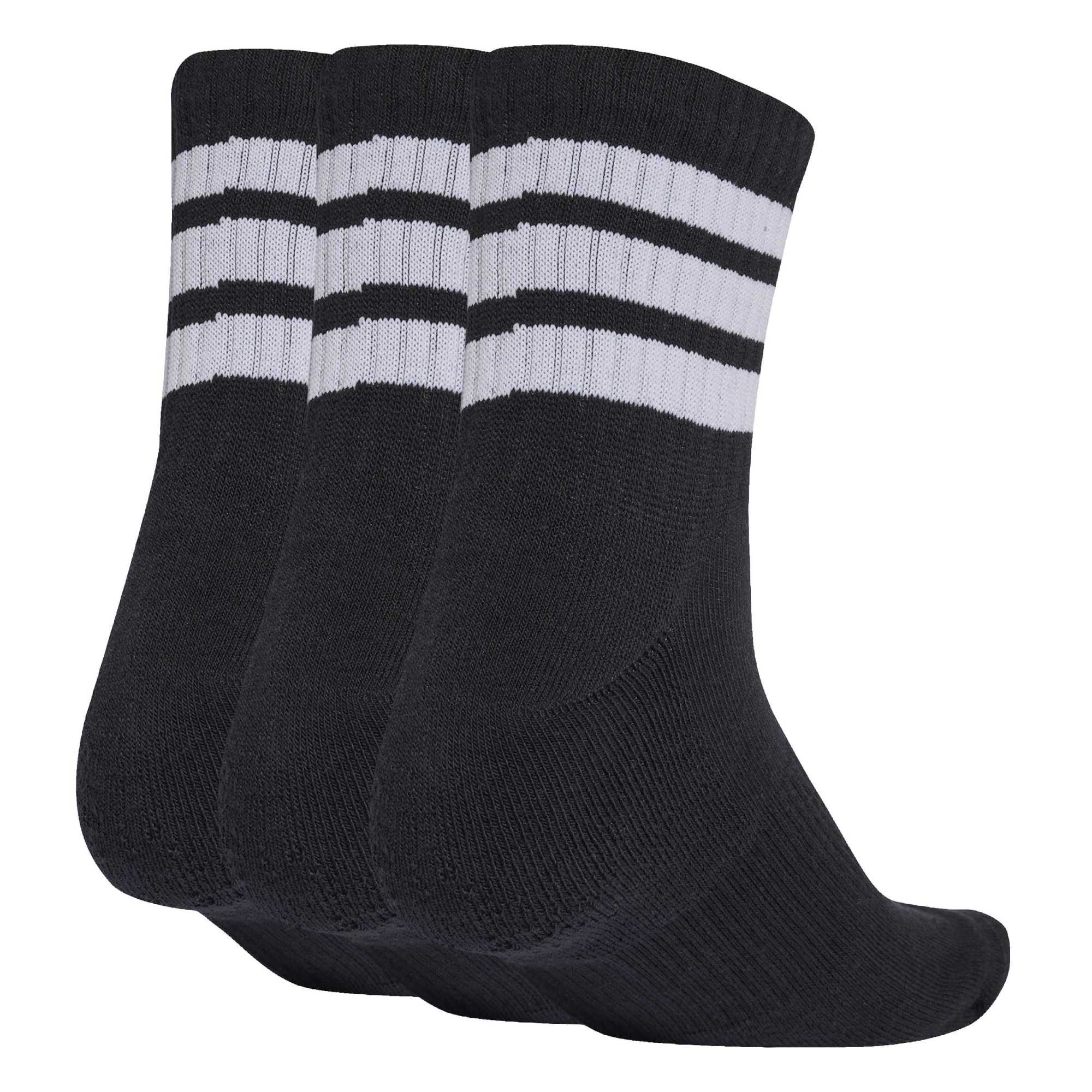Calzini Sportivi 3-Stripes (3 paia) - Nero