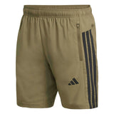 Short da Allenamento Base 3 Strisce Woven - Verde / Nero