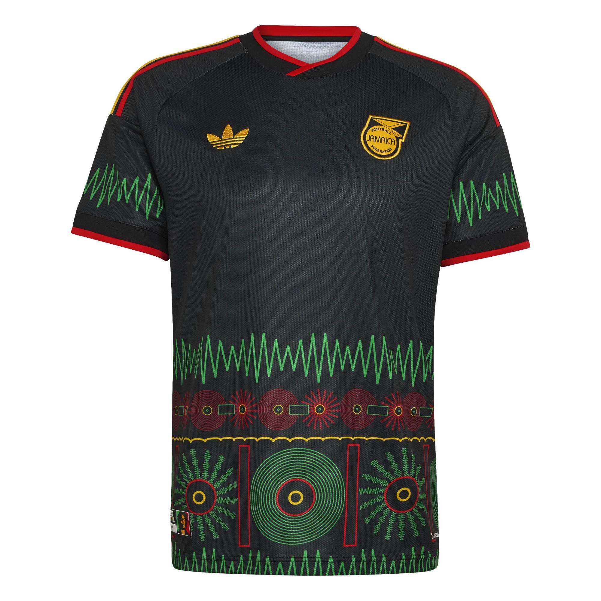 Maglia Away Giamaica 26 x Bob Marley - Nero