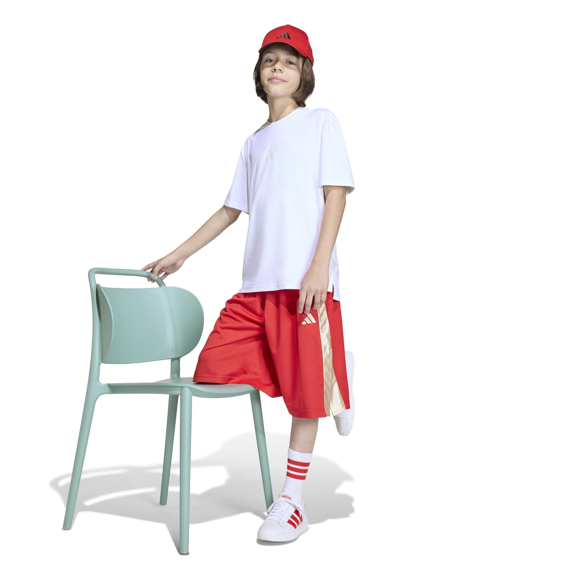Pantaloncini Stadium Mesh - Rosso / Beige