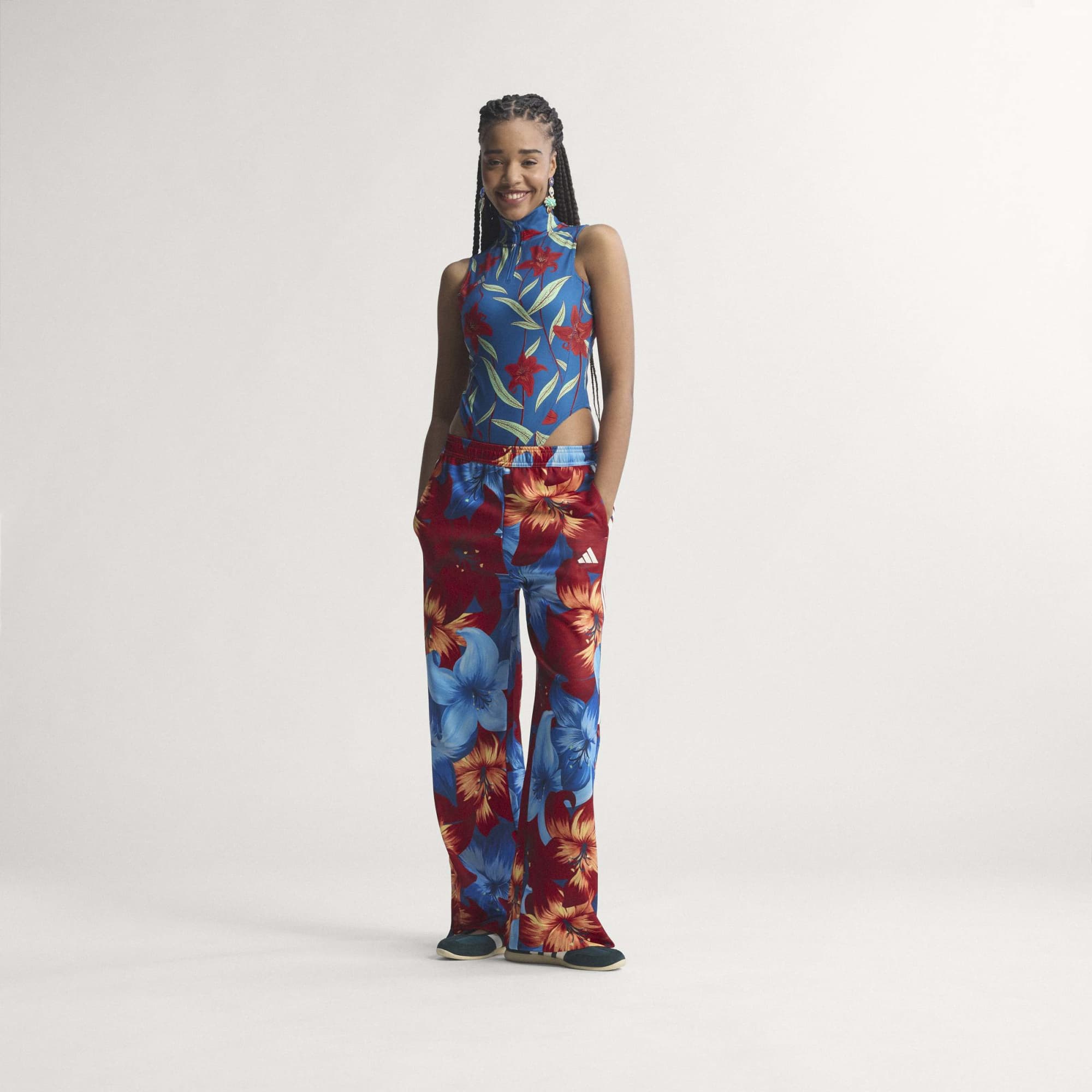 Track Pants x Farm RIO House of Tiro - Blu / Rosso / Bianco